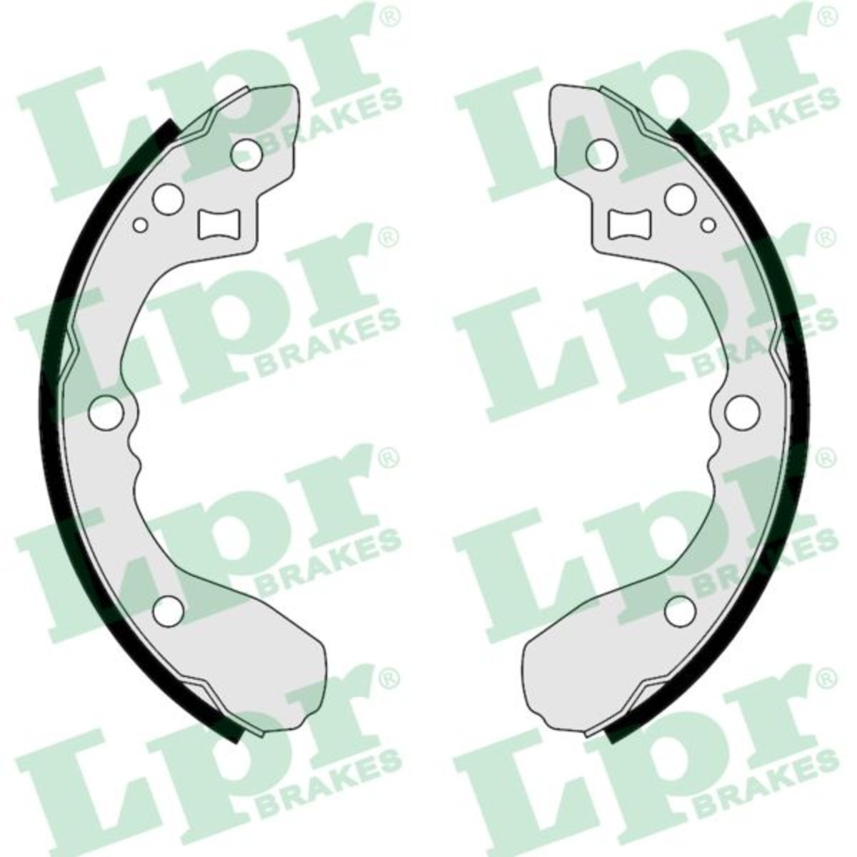 Lpr Bremsbackensatz 01054
