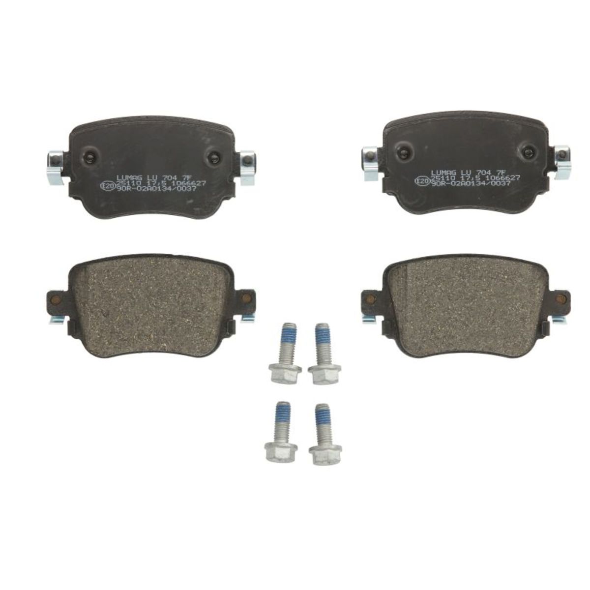 Breck Bremsbelagsatz 25110 00 704 10, Hinten