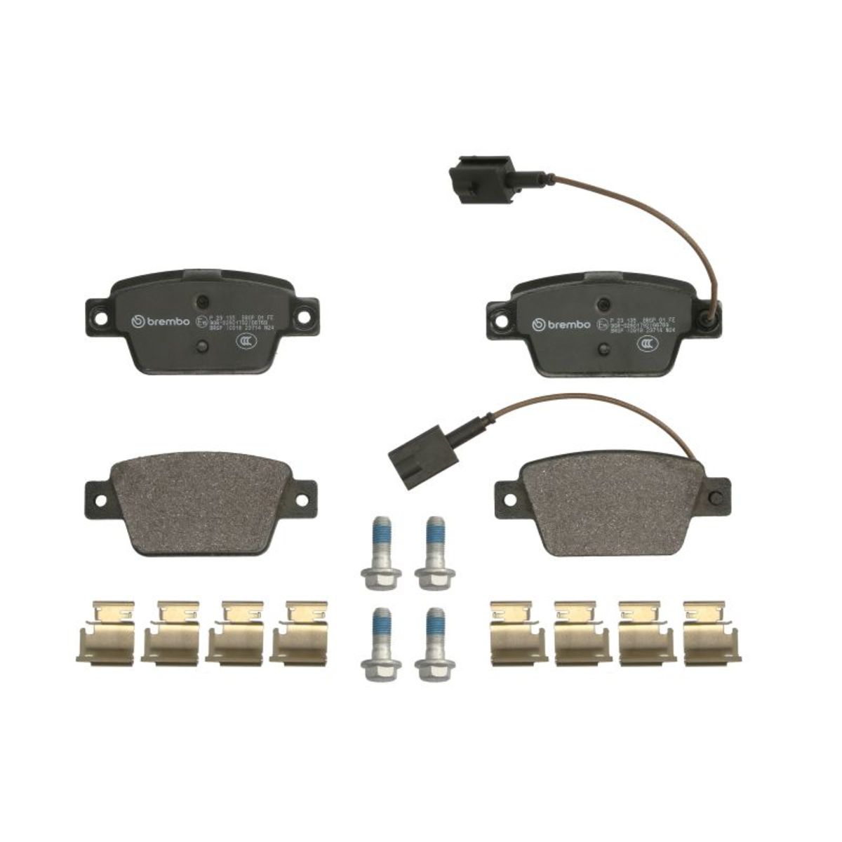 Brembo Remblokkenset, Schijfrem P 23 135