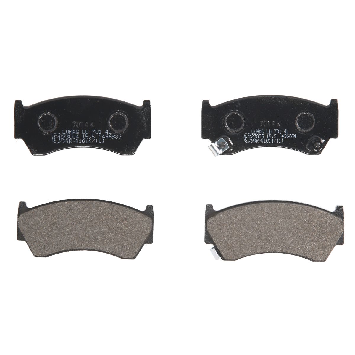 Bremsbelagsatz, Scheibenbremse BRECK 23004 00 701 10