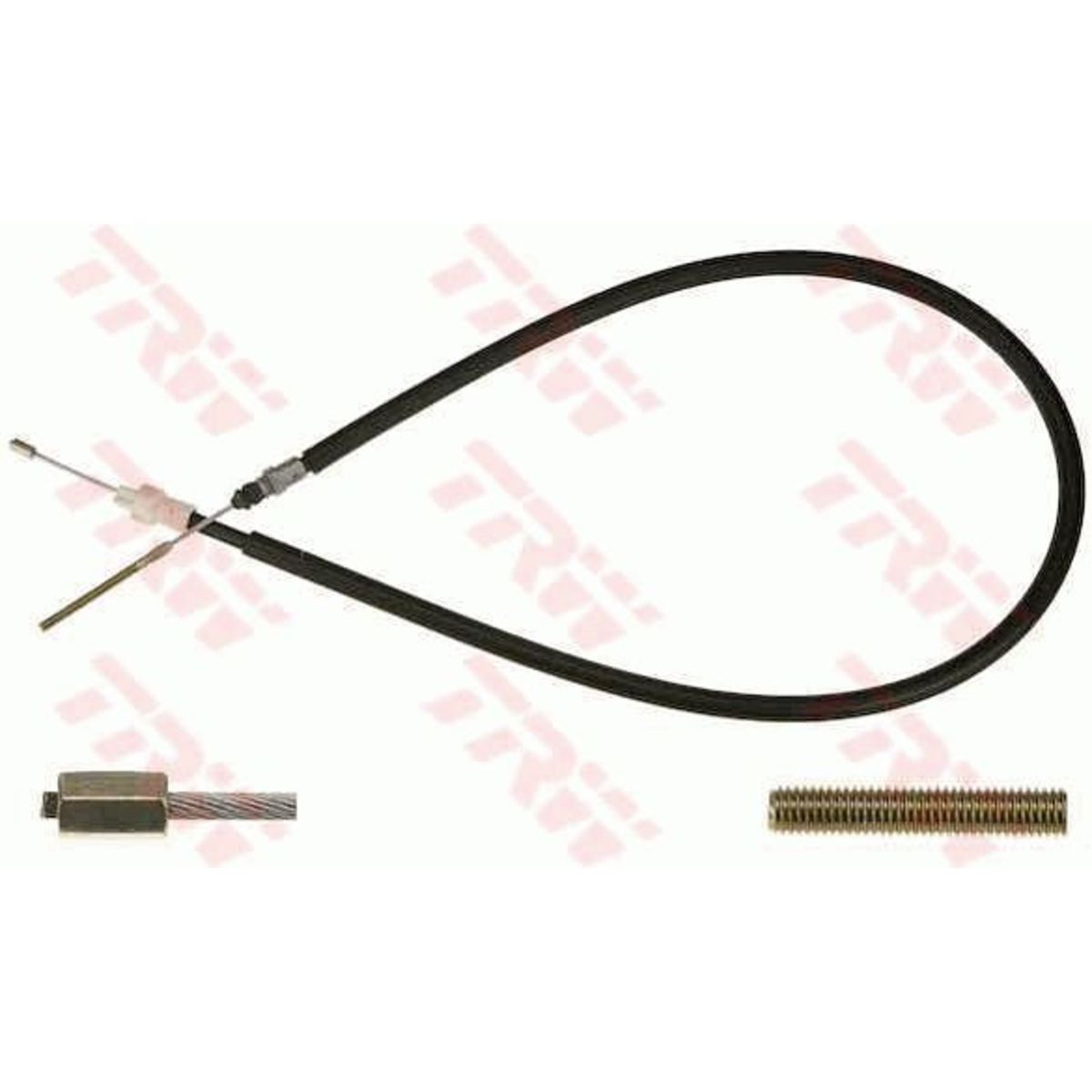 Image of Kabel, parkeerrem   links