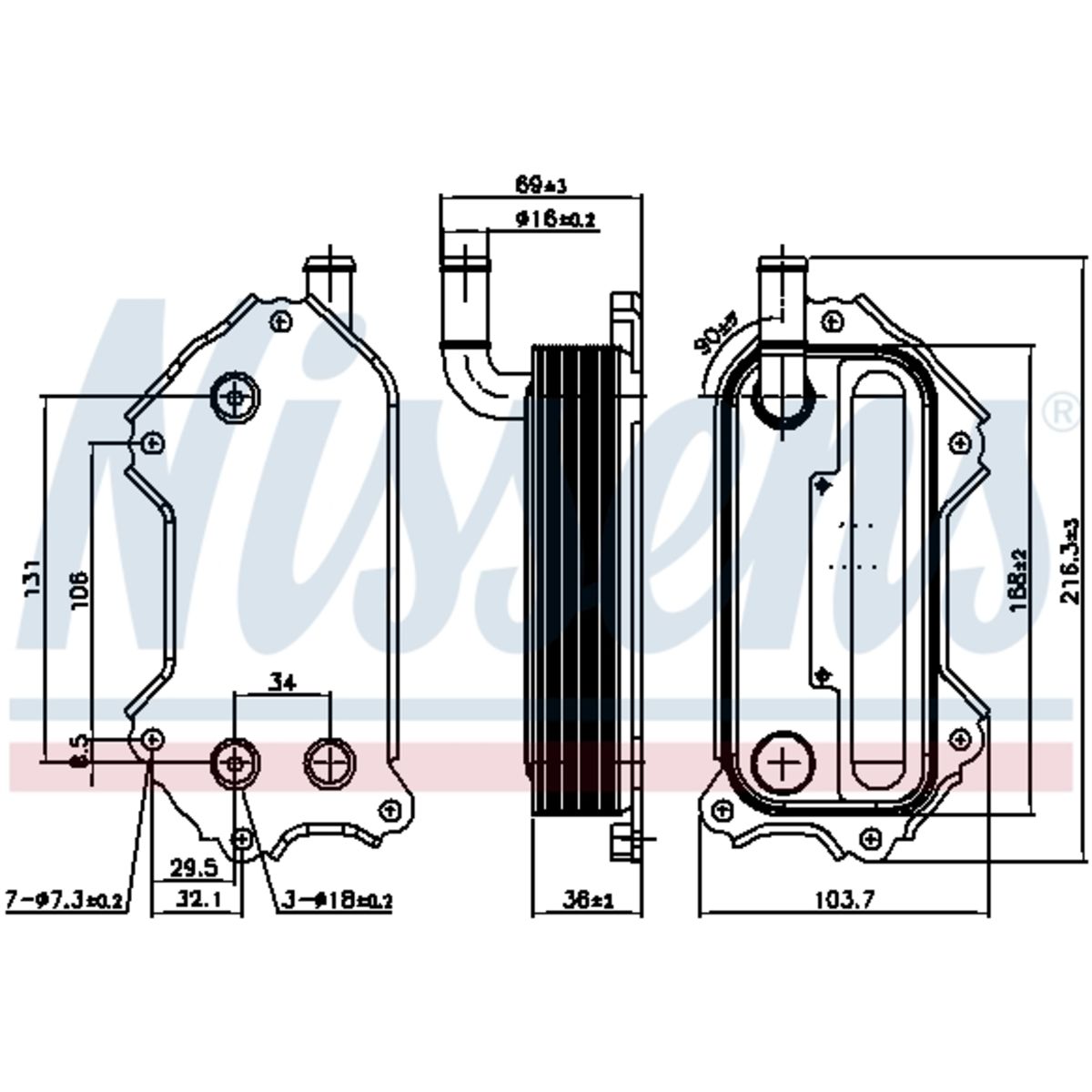 Image of Olie radiator, motorolie