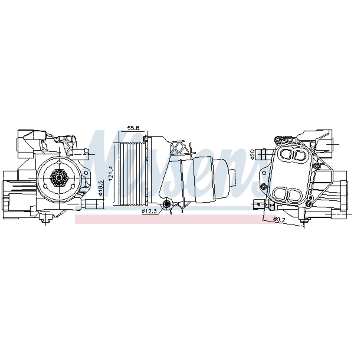 Olie radiator, motorolie