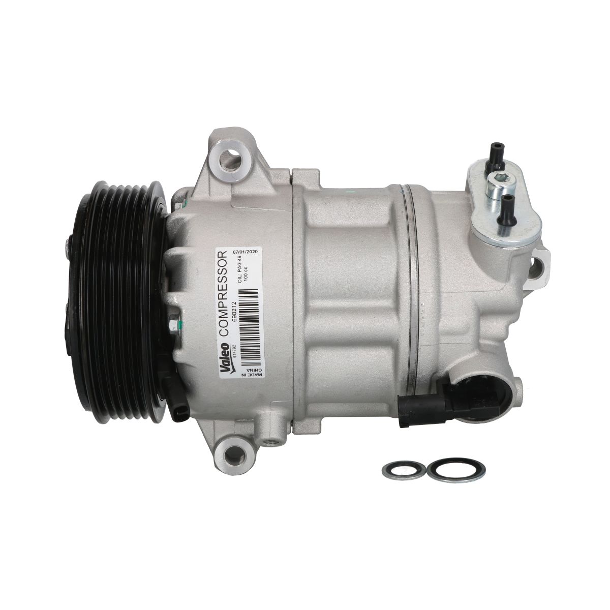 Compressor, airconditioner