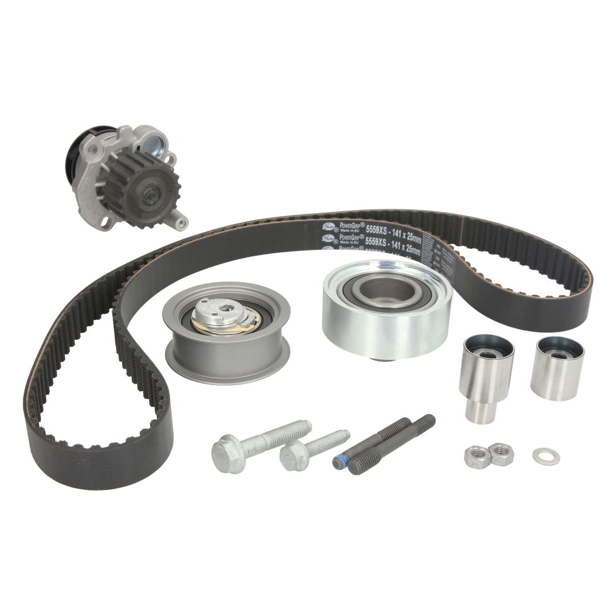 Wasserpumpe + Zahnriemensatz GATES KP15559XS-1 für Audi, Seat, Skoda