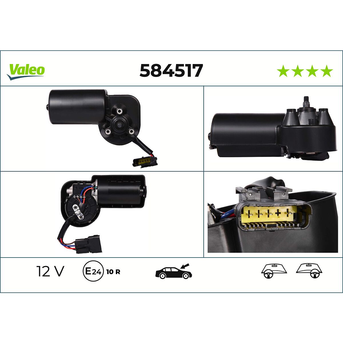 Wischermotor VALEO VAL584517