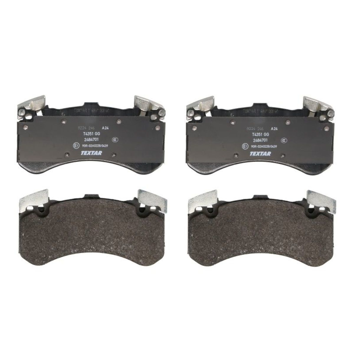 Textar Kit De Plaquettes De Frein, Frein À Disque 2484701 2484701 Audi;Bentley - Image 4