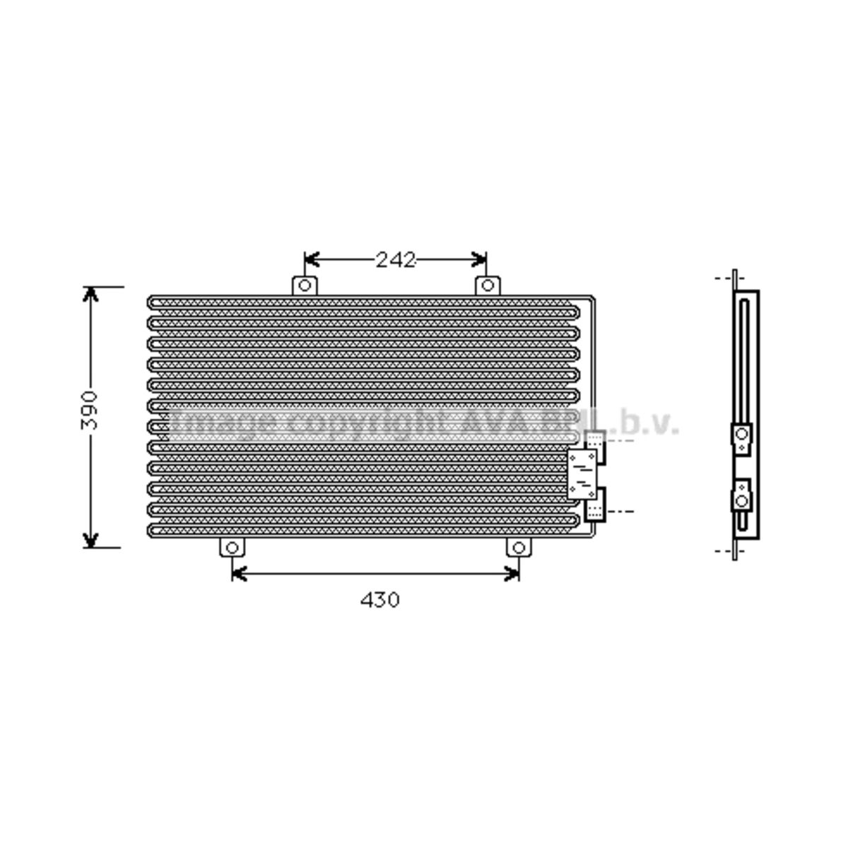 Image of Condensator, airconditioning