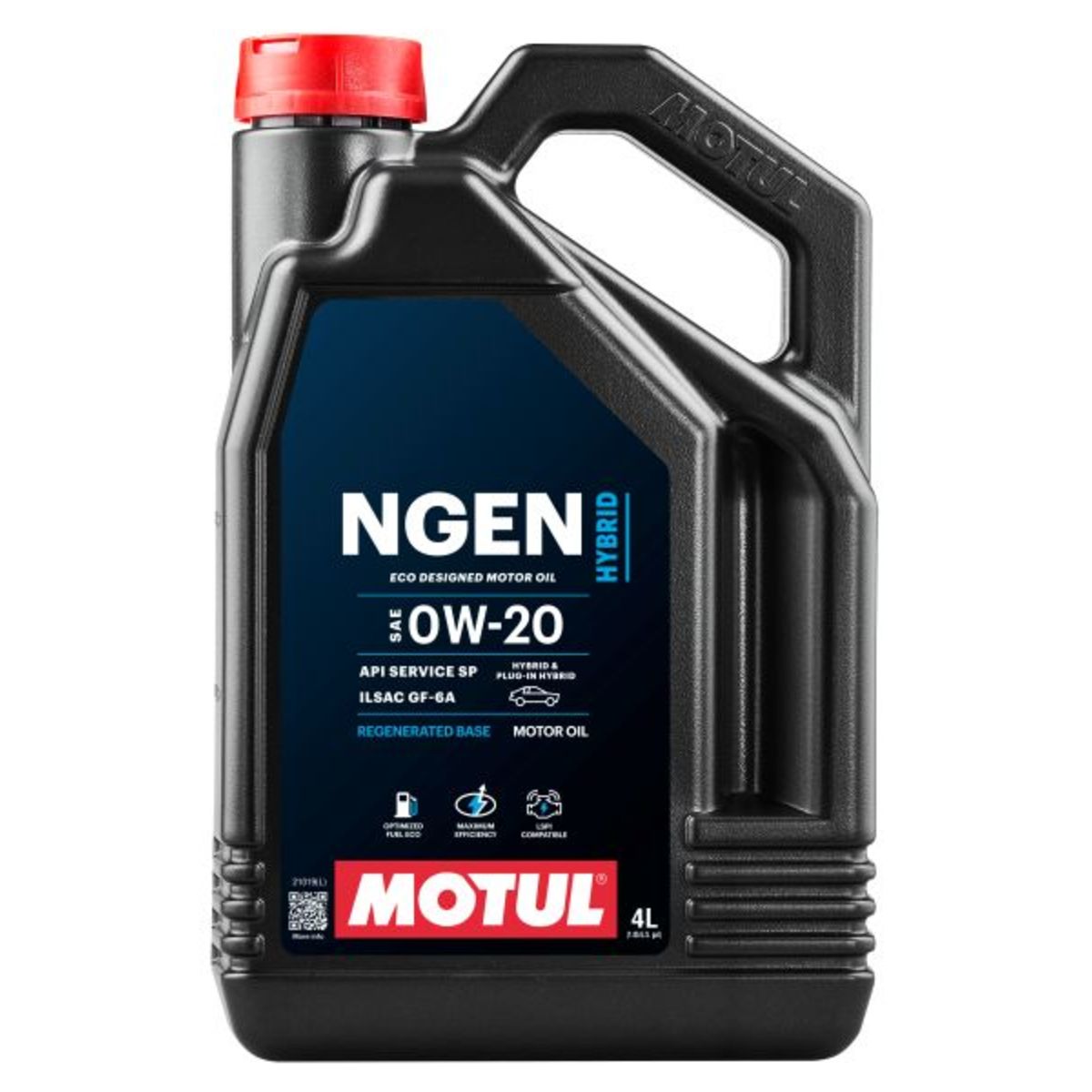 Huile moteur MOTUL 111902 NGEN HYBRID 0W20 4L