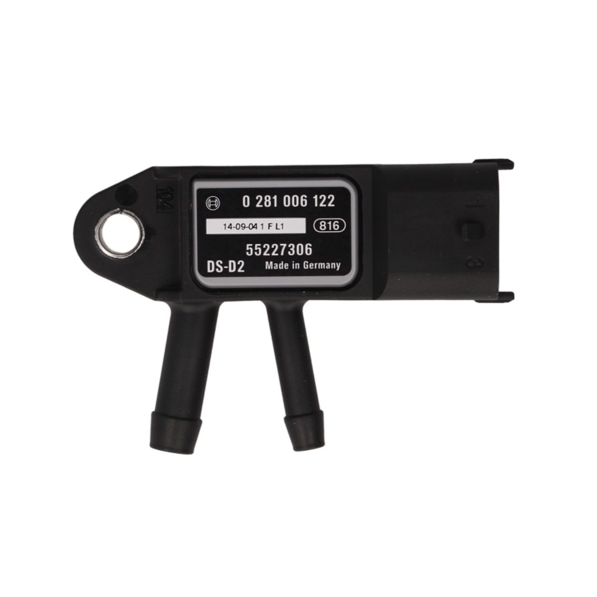 Sensor, uitlaatgasdruk BOSCH 0 281 006 122
