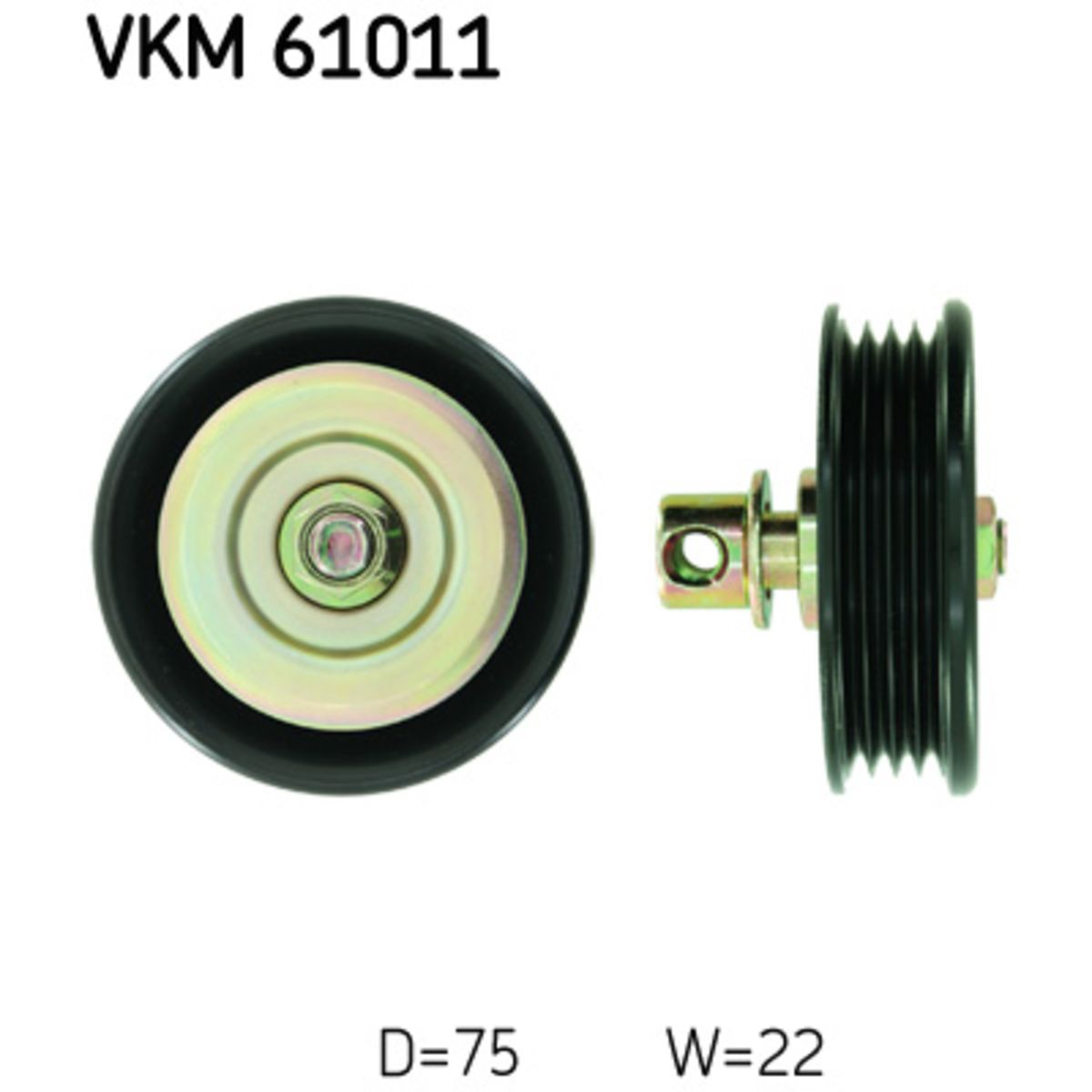 Image of Rondsel/geleiderpoelie, V-riem