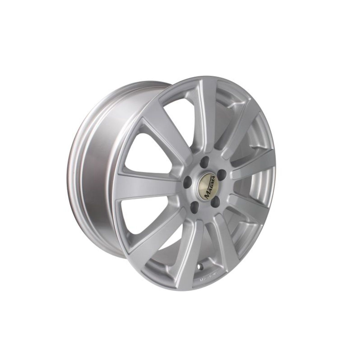 Alufelge 18 zoll MAGMA Interio 5x112 8J ET50, Farbe Silber