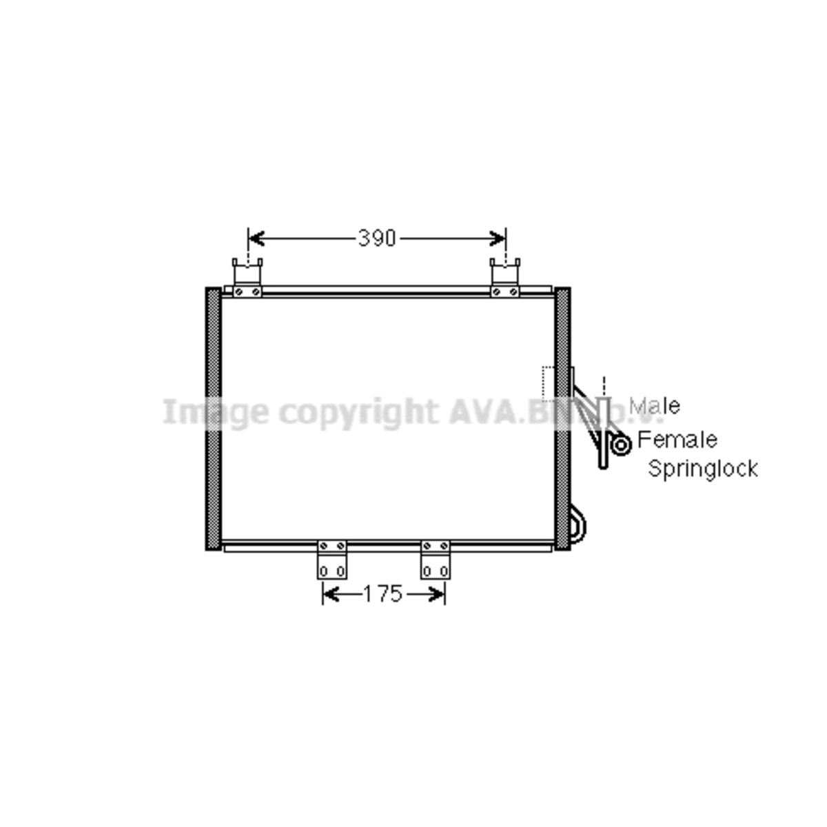 Image of Condensator, airconditioning