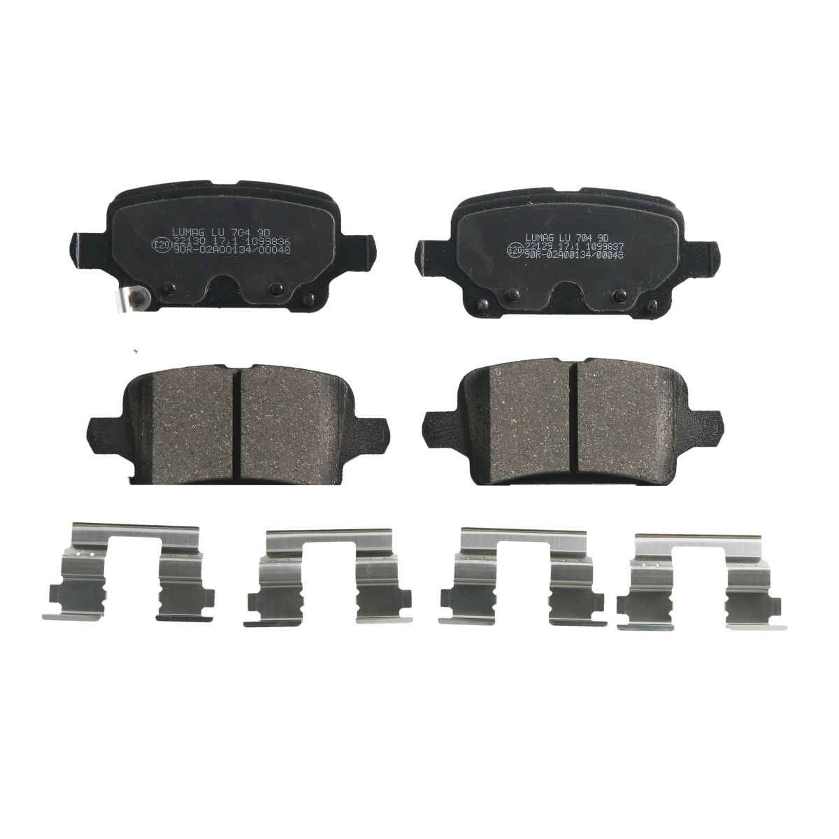 Bremsbelagsatz, Scheibenbremse BRECK 22129 00 704 00