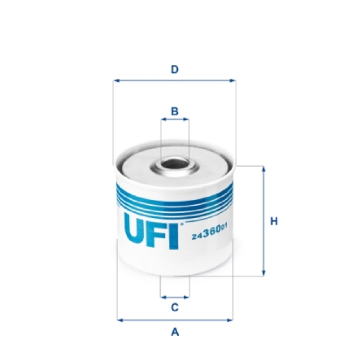 Ufi Brandstoffilter  24.360.01