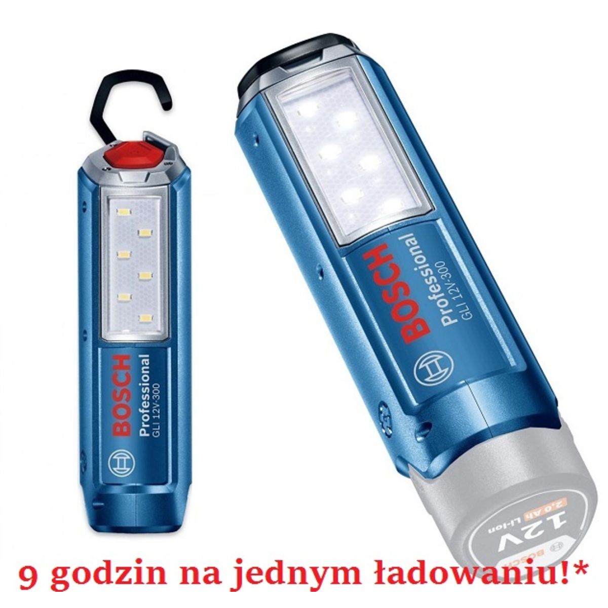Bosch Professional Akku-Leuchte GLI 12V-300 Solo im Karton - Image 6