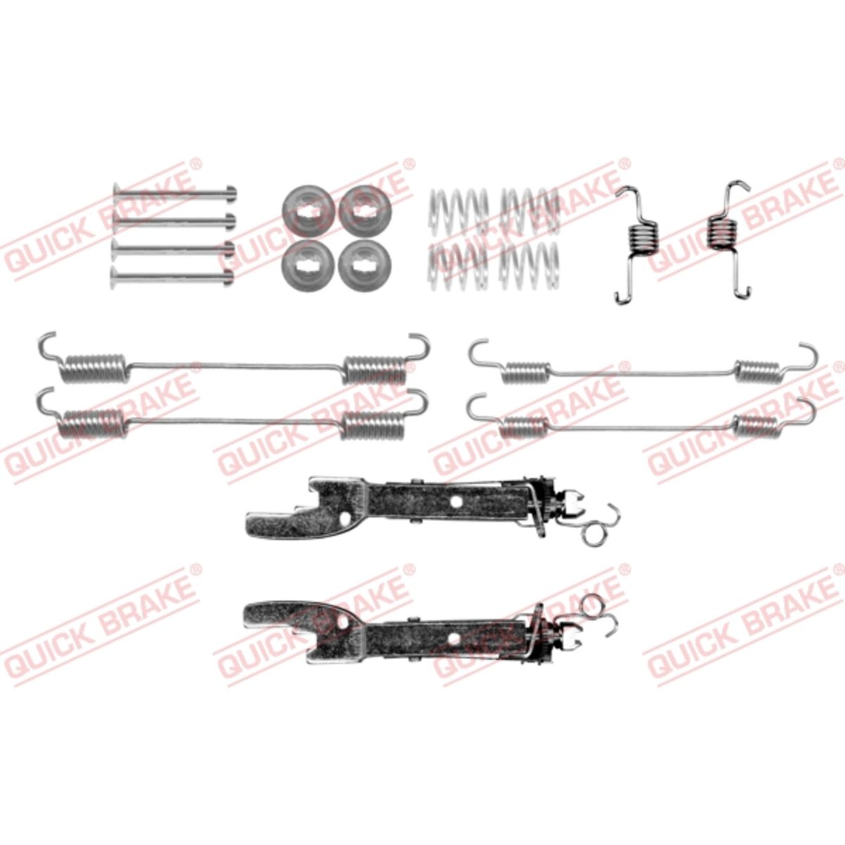 Zubehörsatz, Bremsbacken QUICK BRAKE 105-0057S