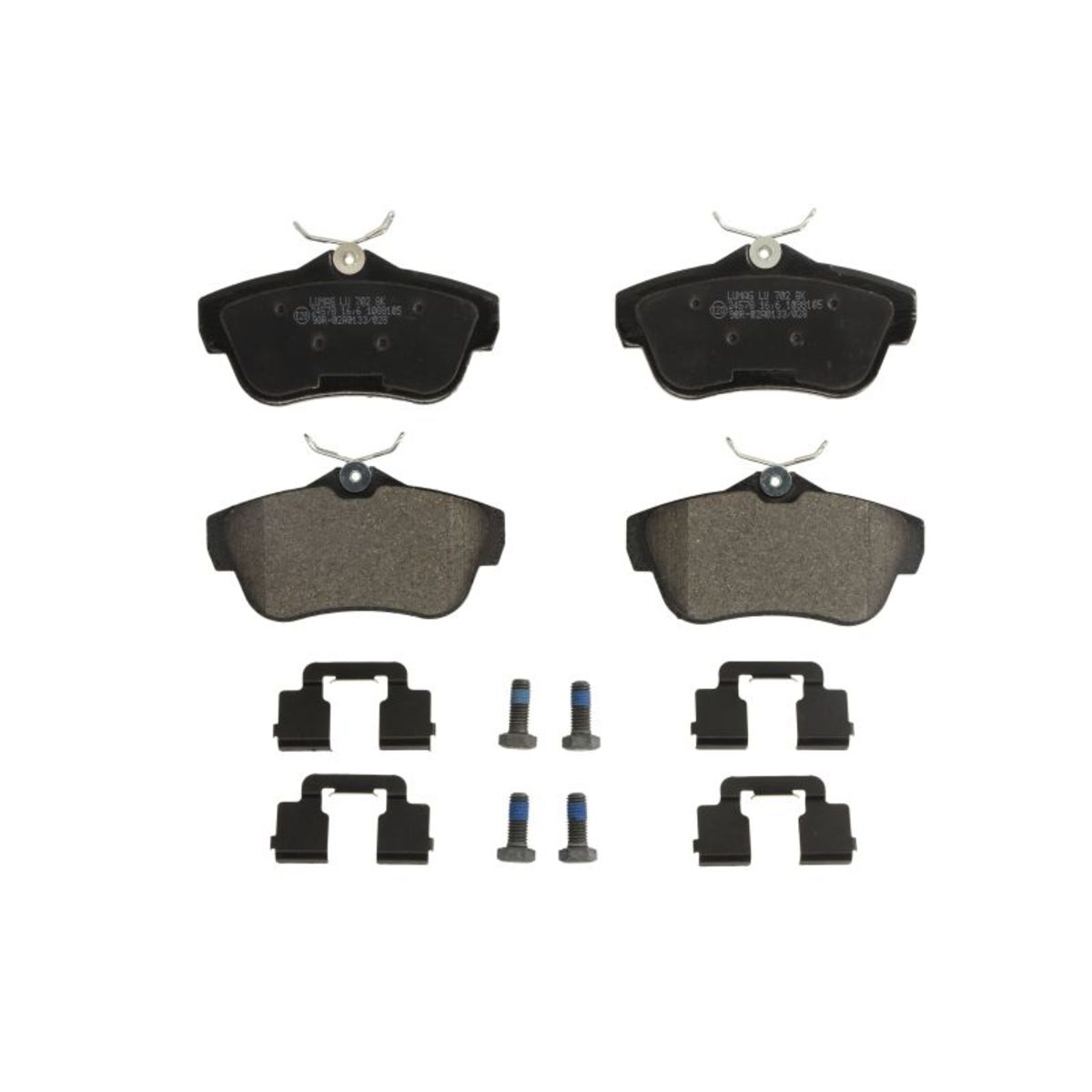 Breck Bremsbelagsatz 24578 00 702 00, Hinten