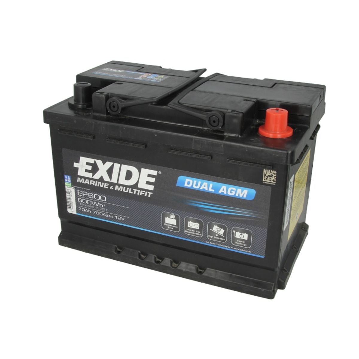 Аккумулятор exide agm 70ah