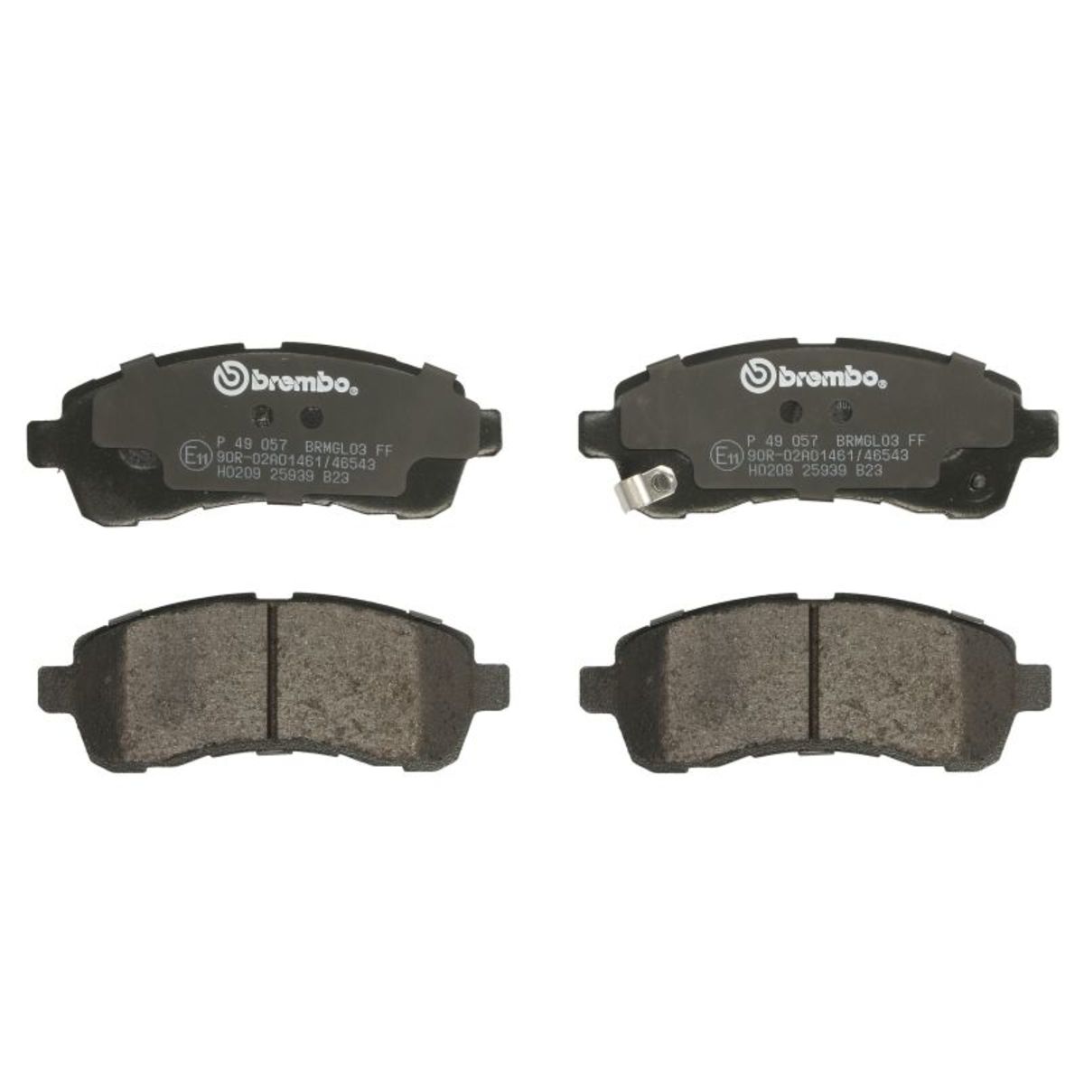 Brembo Bremsbelagsatz P 057 Größe 49 P 49 057