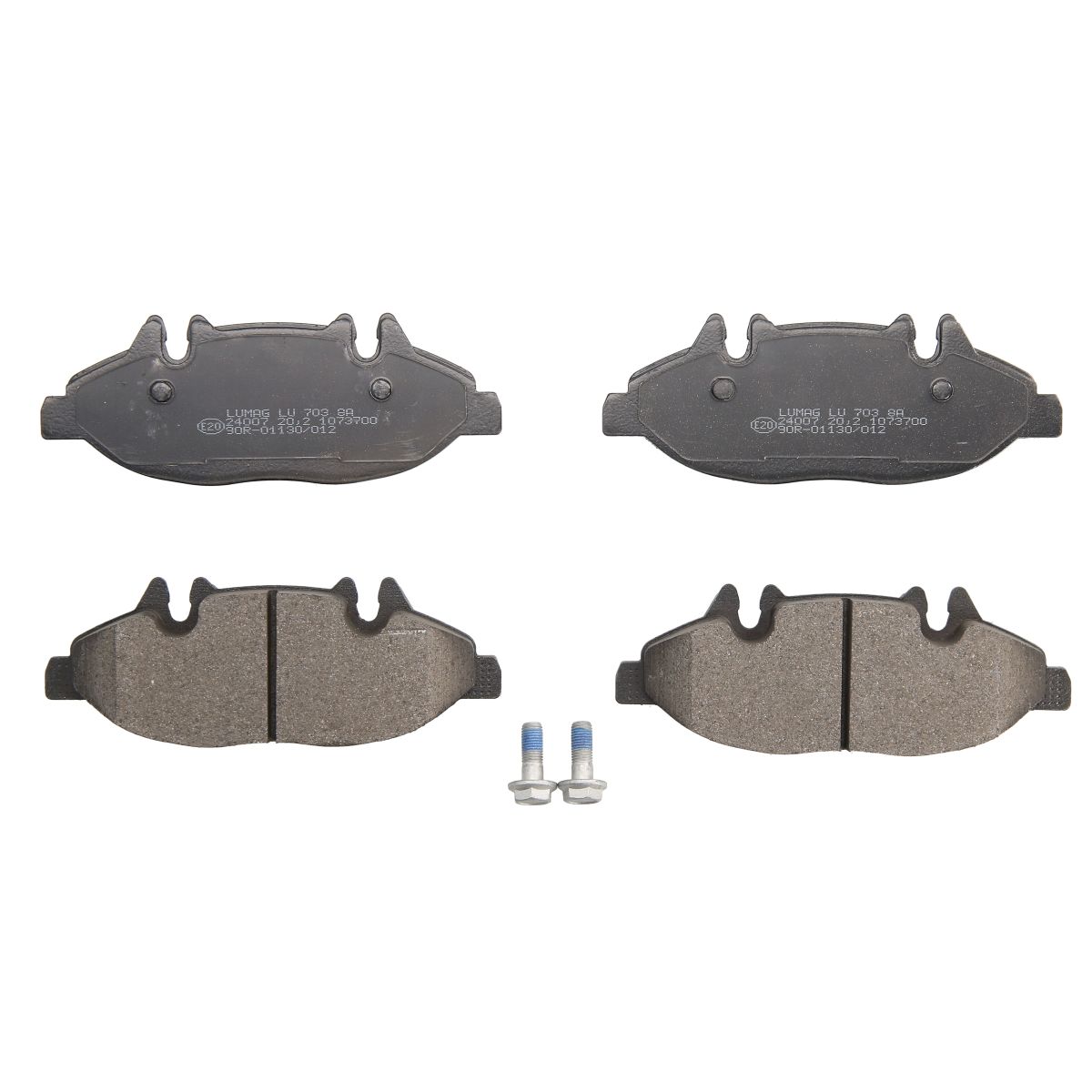 Bremsbelagsatz, Scheibenbremse BRECK 24007 00 703 00