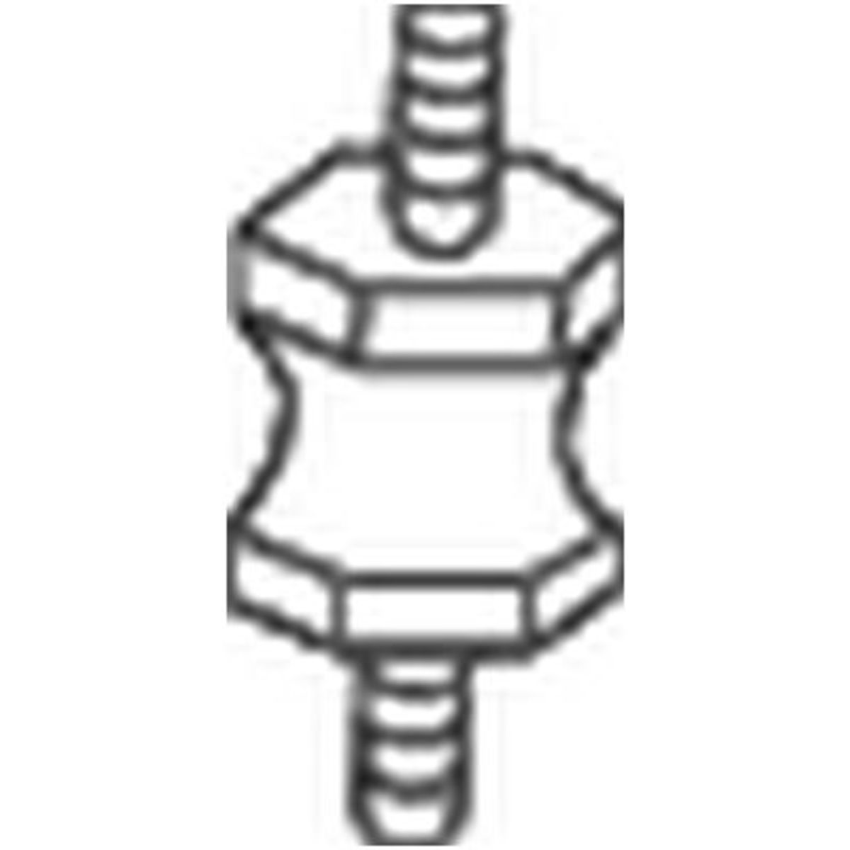 Image of Rubberstrip, uitlaatsysteem  255-632