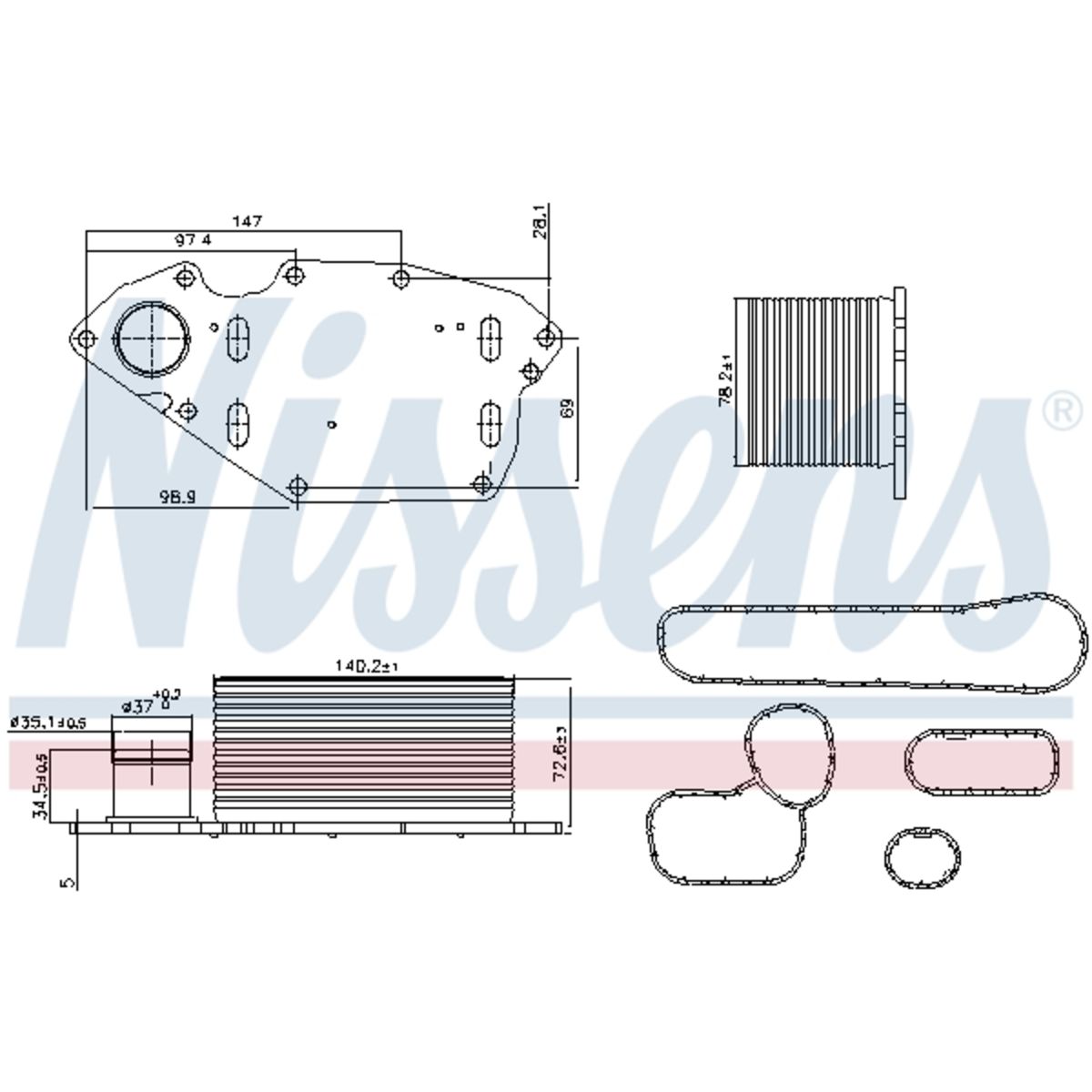 Image of Olie radiator, motorolie