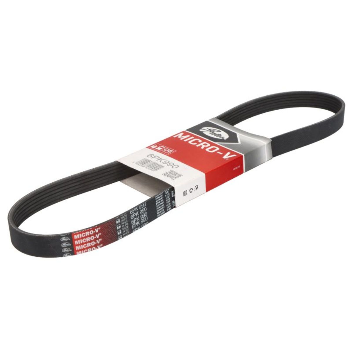 Nero Cinghia Poly-V Gates Gat6pk990