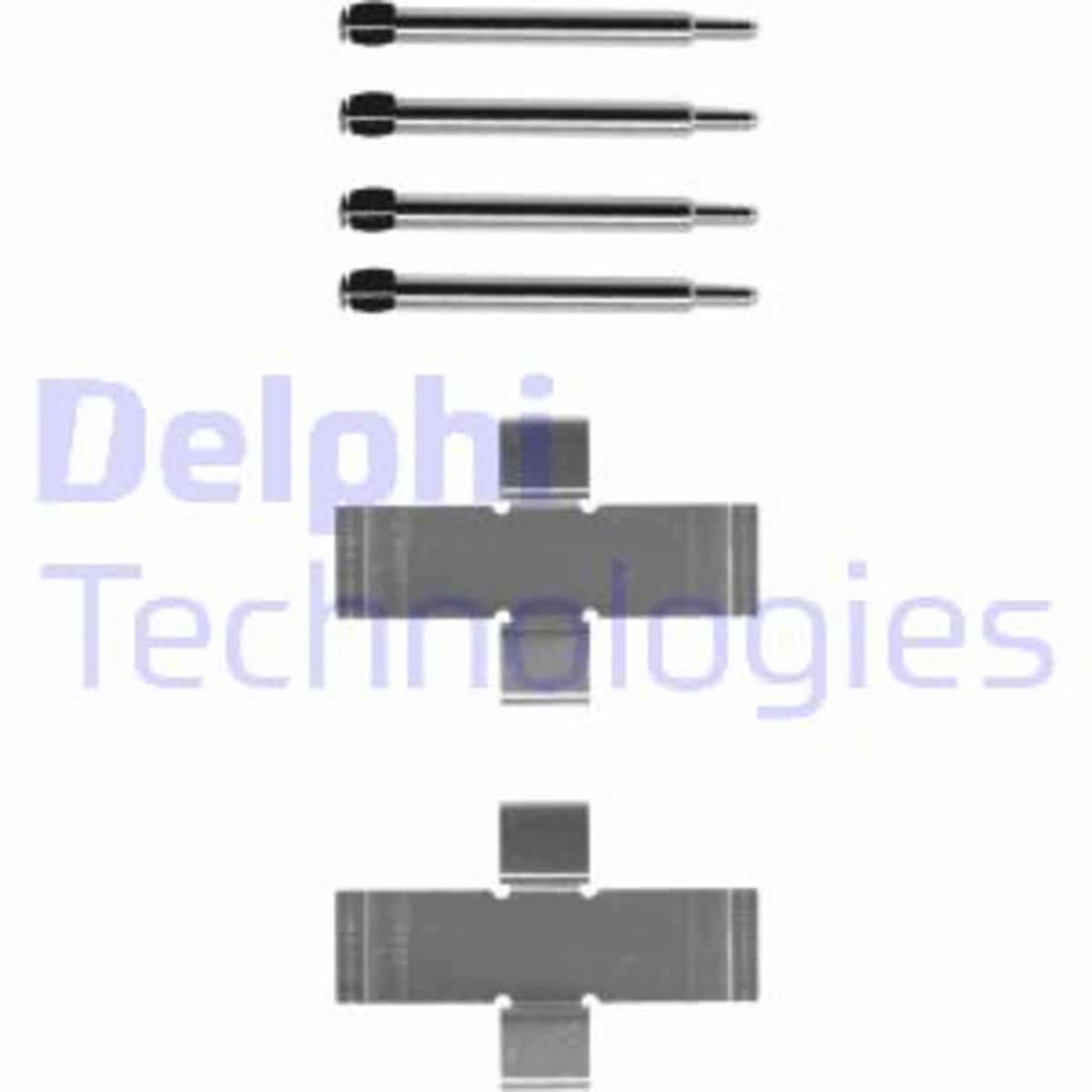 DELPHI LX0006 Kit accessori, Pastiglia freno - Immagine 5