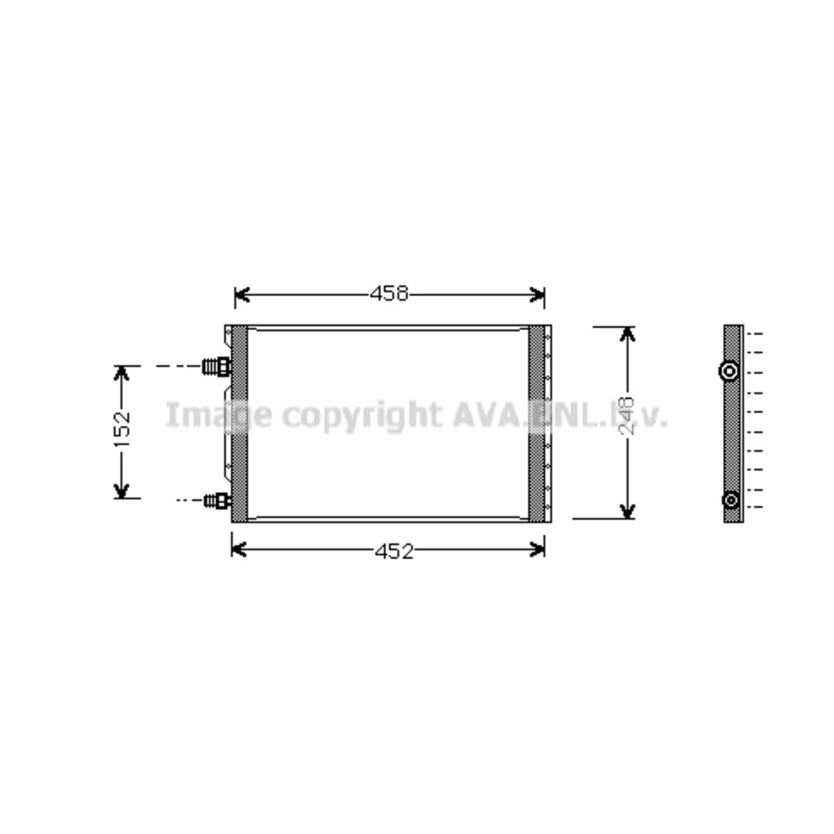 Image of Condensator, airconditioning   AVA