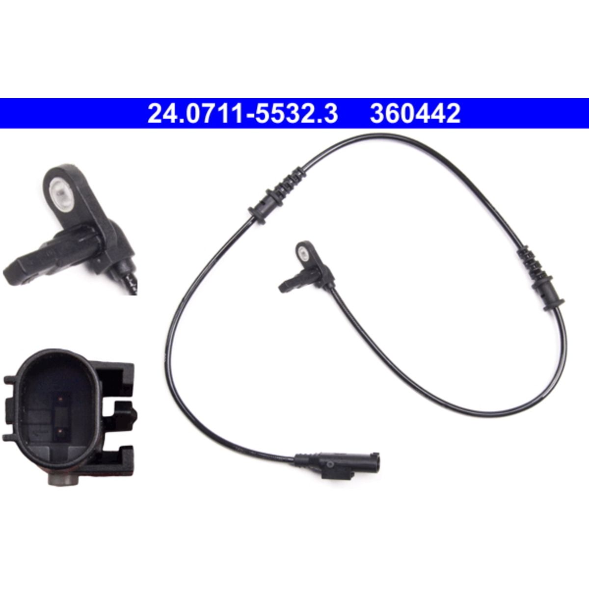 ATE Capteur, vitesse de roue  24.0711-5532.3