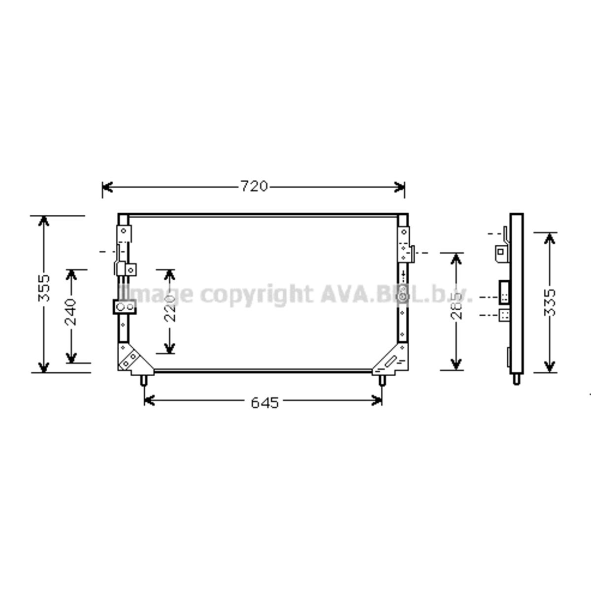 Image of Condensator, airconditioning