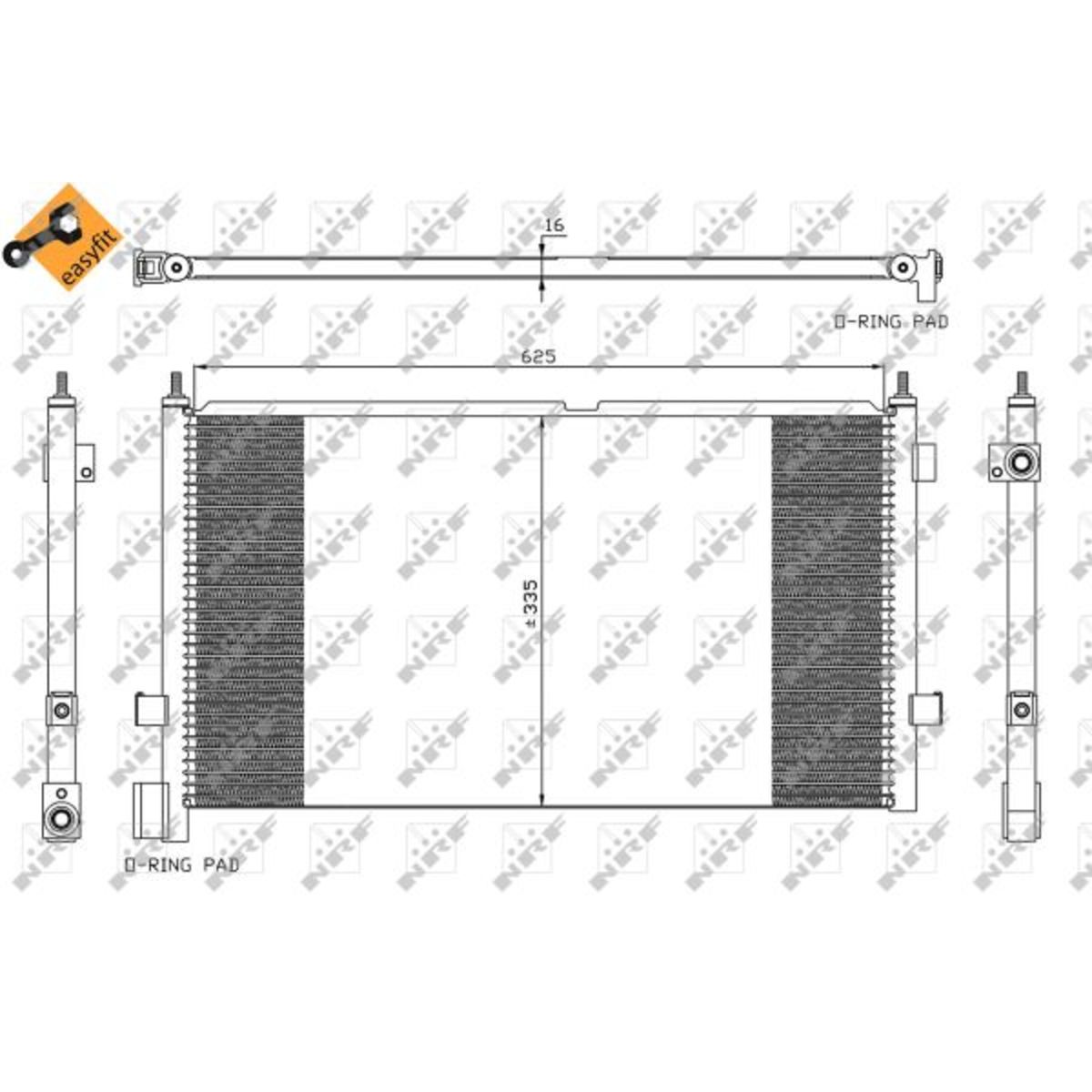Image of Condensor, airconditioning