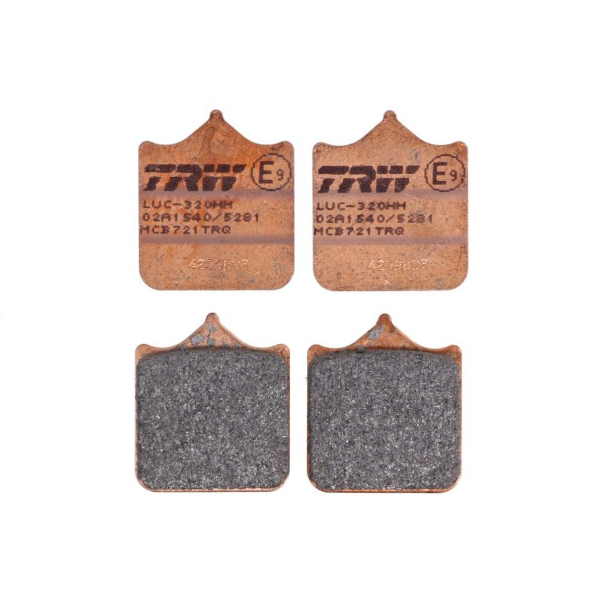 Jeu de plaquettes de frein TRW MCB721TRQ