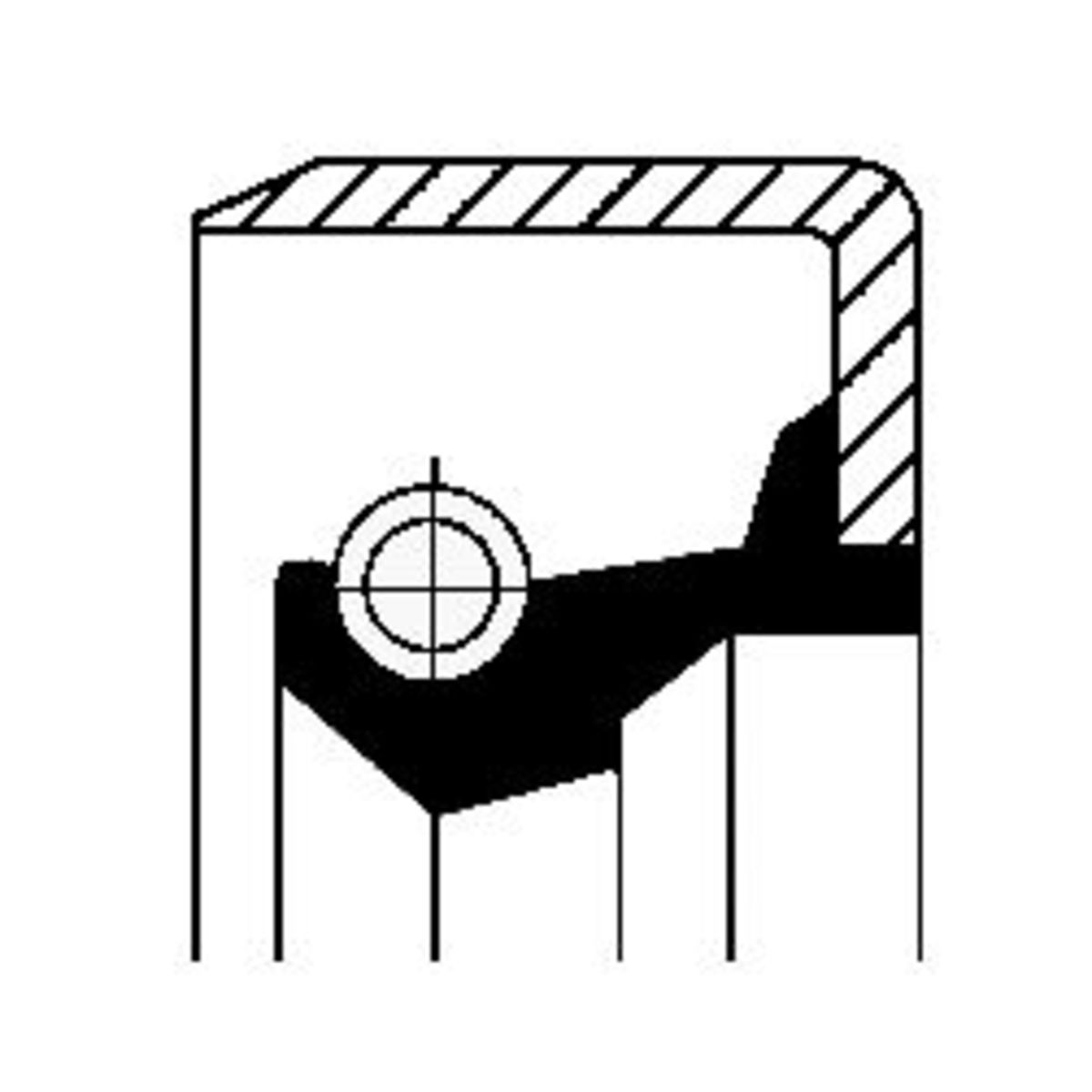 Image of Asafdichting aandrijfverdeler