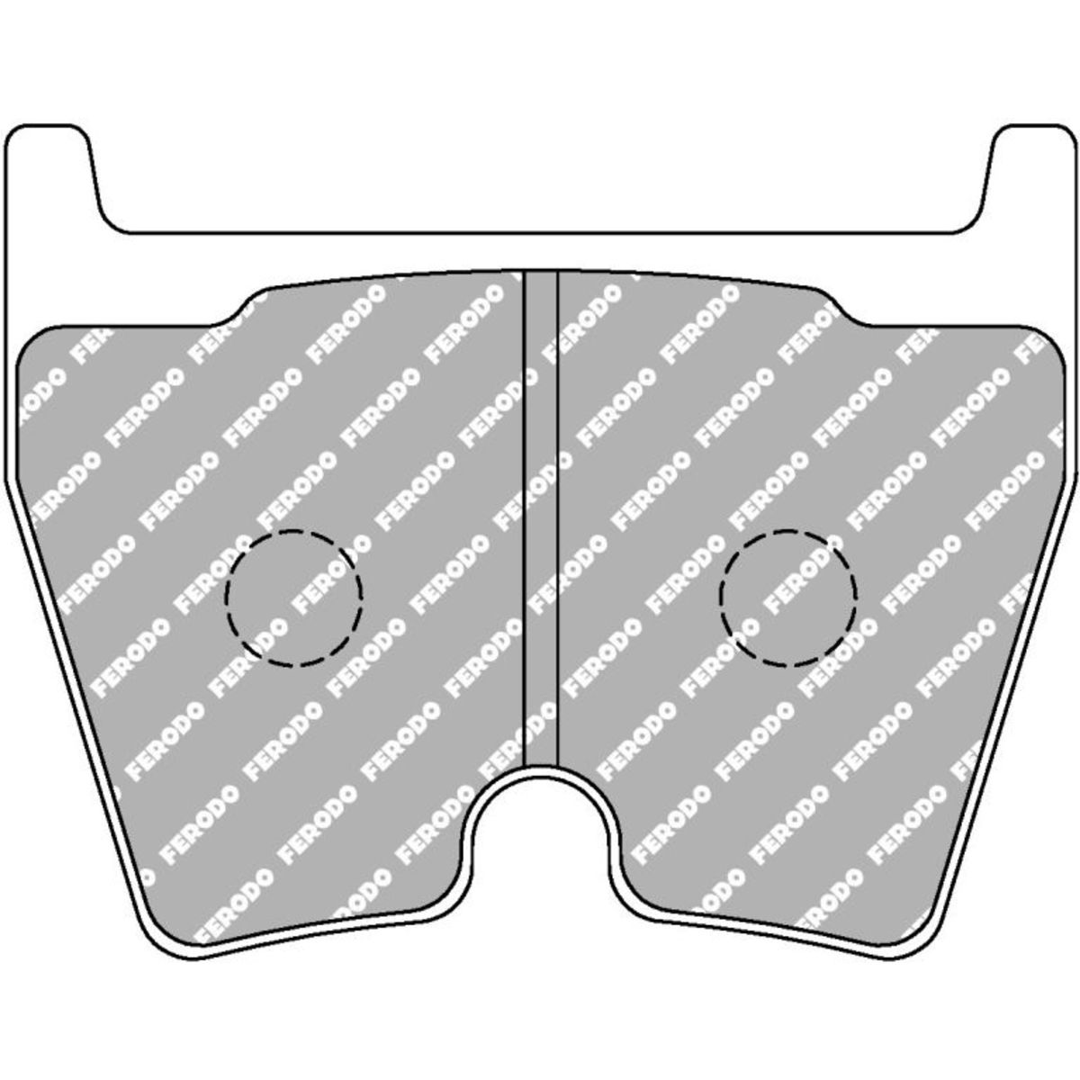 Jeu de plaquettes de frein FERODO FCP1664Z