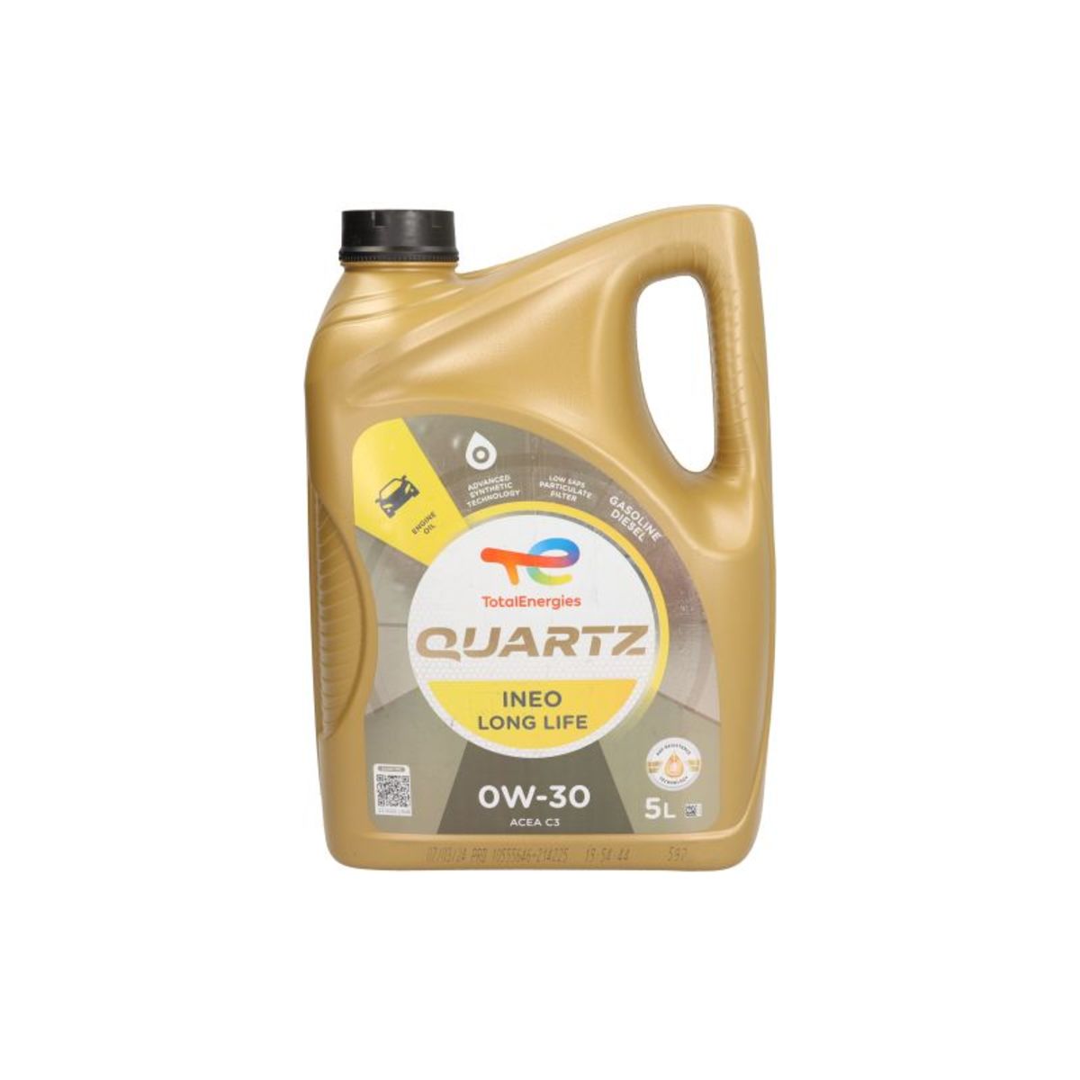 Huile moteur TotalEnergies 2214225 Quartz XTRA 0W30 5L