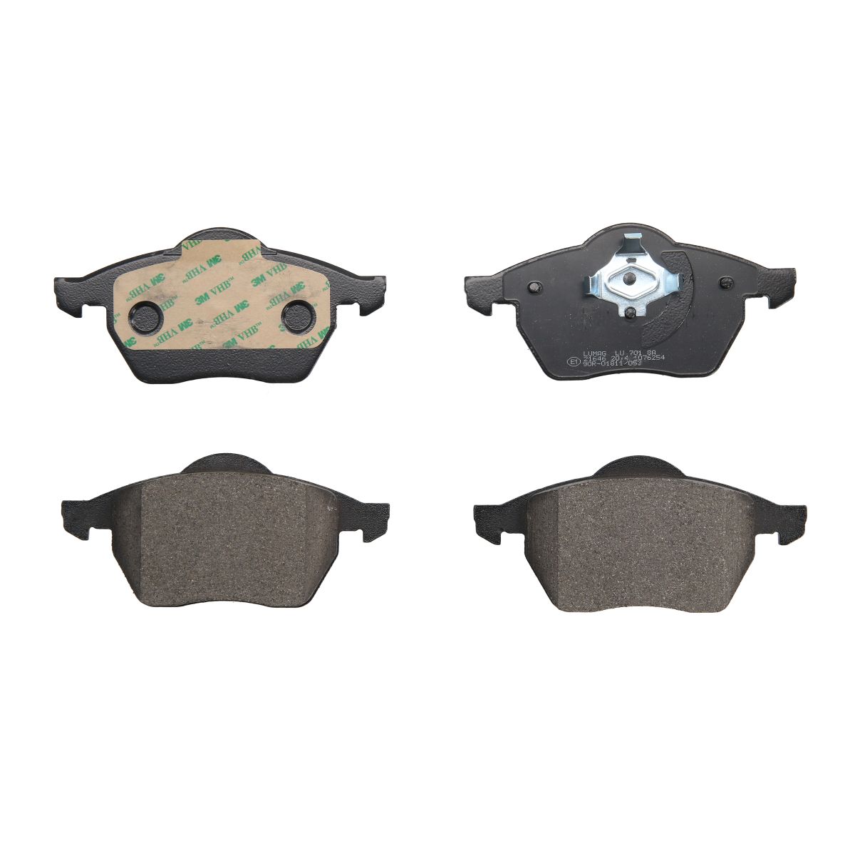 Bremsbelagsatz, Scheibenbremse BRECK 21624 00 701 00