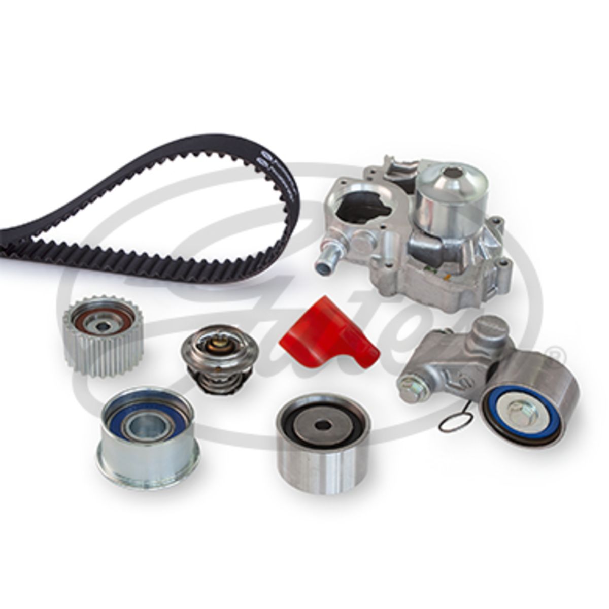Image of Waterpomp + PowerGrip distributieriem set