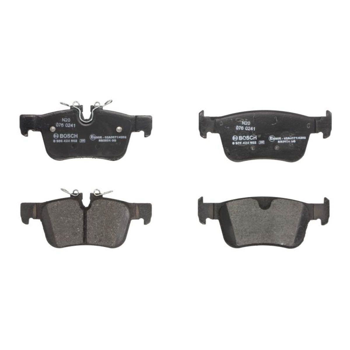Pastiglie freno Low-Metallic 0 986 424 802 BOSCH per VOLVO V90 II Familiare - Immagine 5