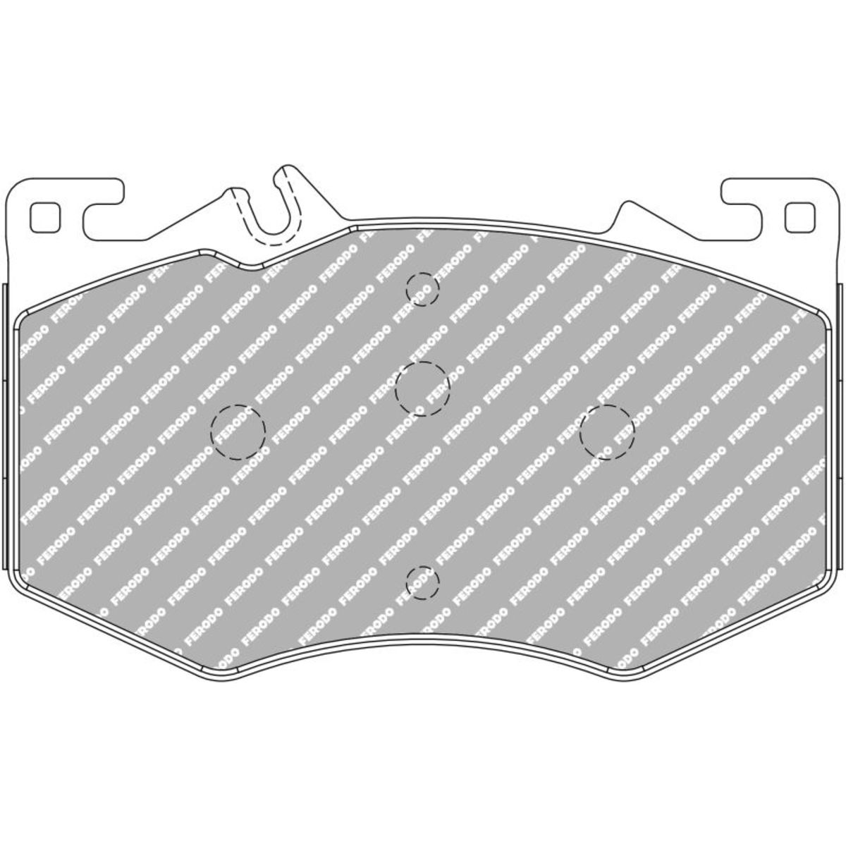 Jeu de plaquettes de frein FERODO FRP3166H