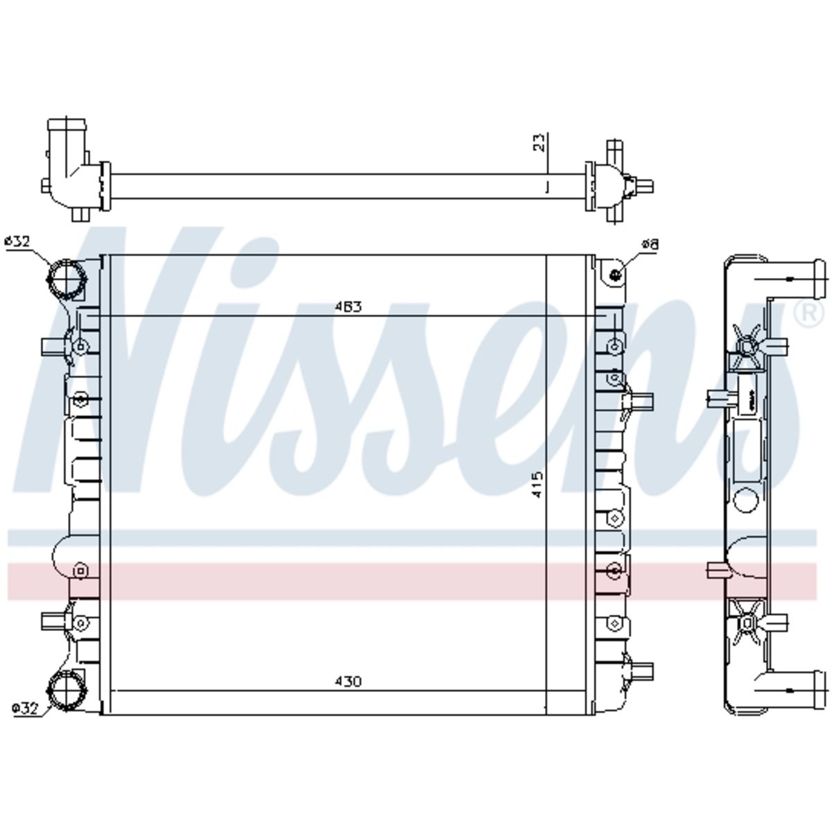 Image of Radiator, motorkoeling