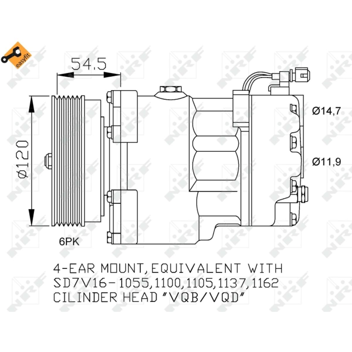 Image of Compressor, airconditioning