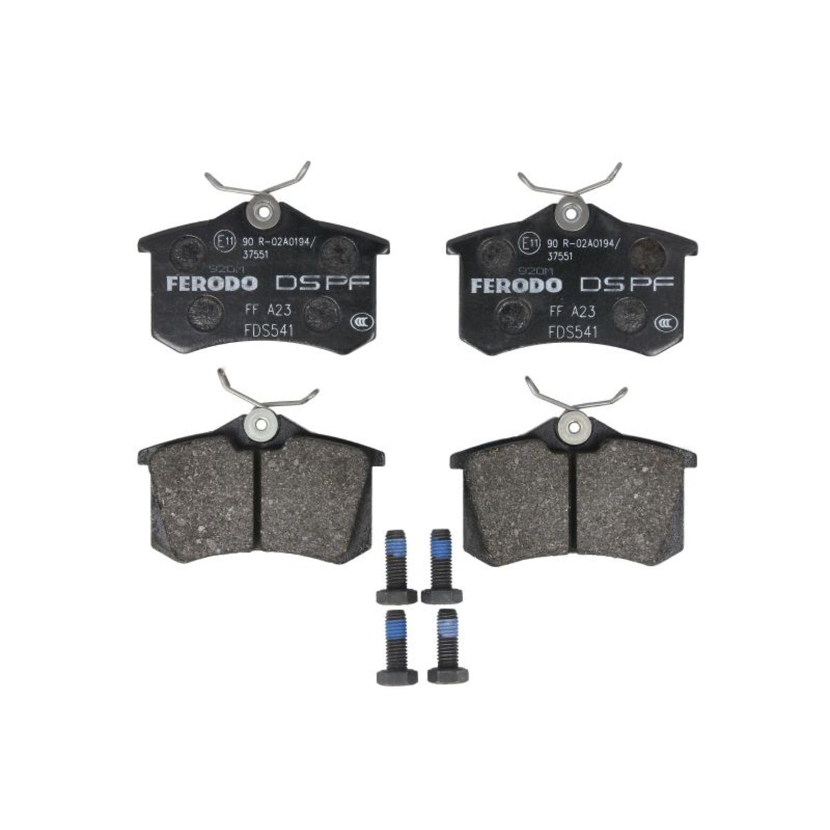 Jeu de plaquettes de frein FERODO Performance FDS541, arrière