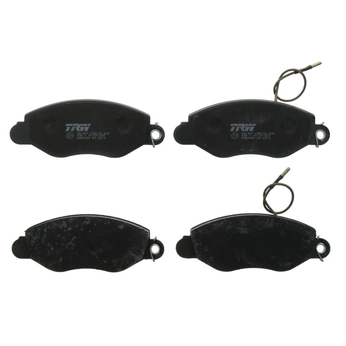 Trw Set Di Pastiglie Freno Gdb3354, Anteriore