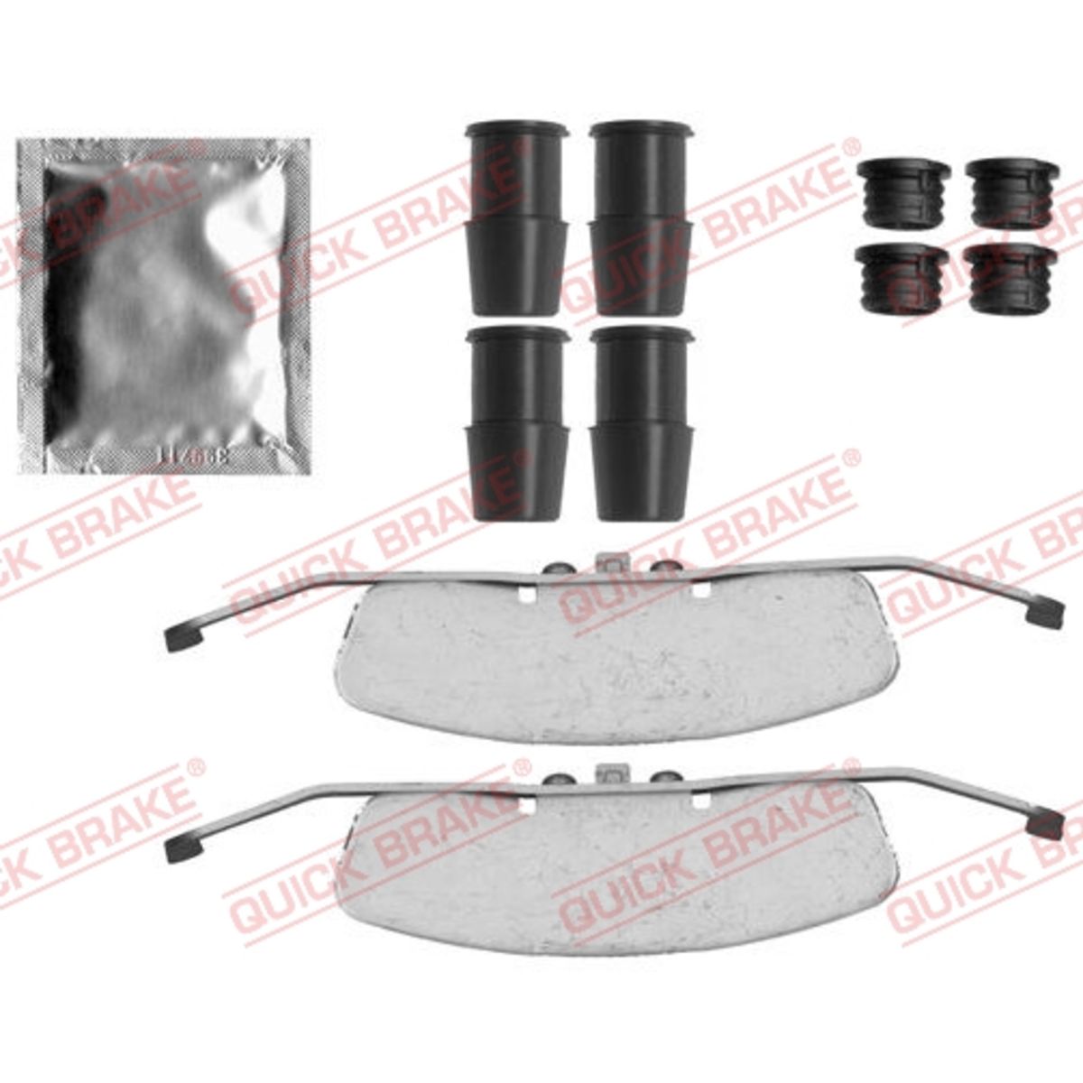Set di accessori, pastiglia del freno a disco QUICK BRAKE 109-1846