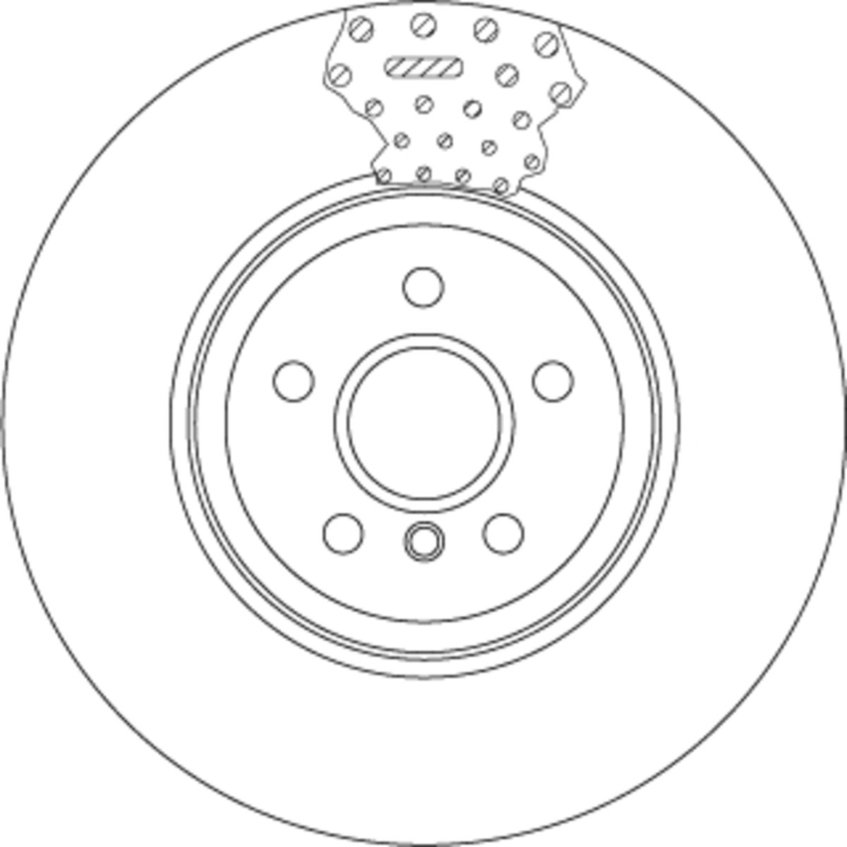 Trw Bremsscheibe Df6605s Vorne, Belüftet, Hochkarbonisiert, 1 Stück