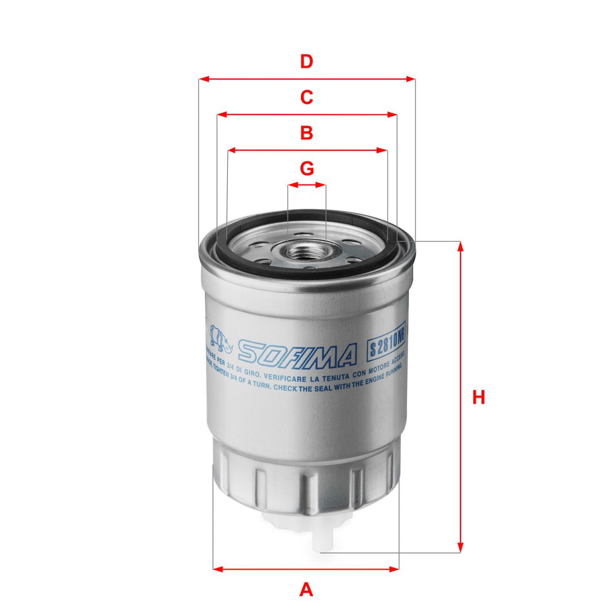Image of Brandstoffilter  S2810NR