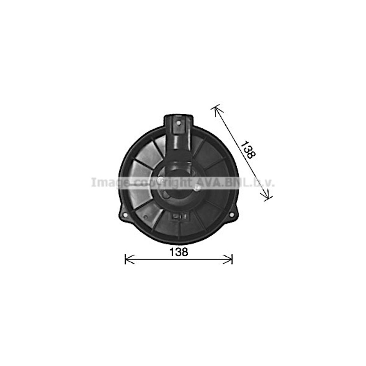 Motore elettrico, ventola interna AVA COOLING HD8318