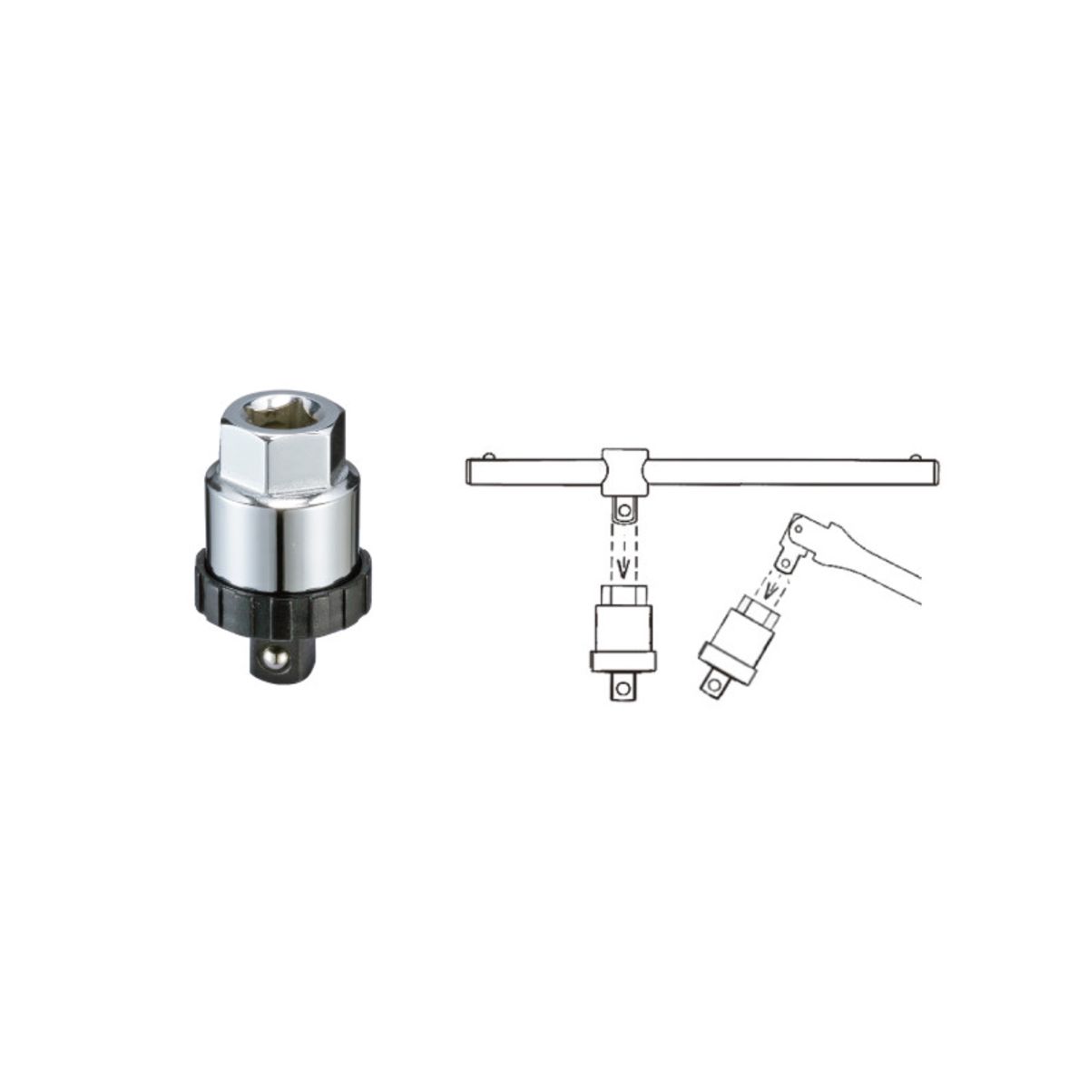 Ratsche 1/4 zoll HANS H21804